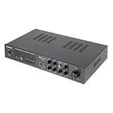 600W 5 Kanal Verstärker HiFi bluetooth Stereo Digital Audio Endstufe FM/AM-Radio 600W 220V-240V,Einstellbarer Mikrofon-Echoverzögerungseffekt für Zuhause oder Ihr Auto