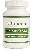 Grüner Kaffee Extrakt - Hochdosiert 50% Chlorogensäure - Deutsche Herstellung Laborgeprüft, 90 Kapseln