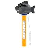 Pool Thermometer Schwimmend,Leicht Ablesbar Wasser Temperatur Thermometer,Schwimmbadthermometer,mit String Bruchfest,Geeignet für Swimmingpool,Tubs (Haie-Grau)