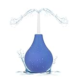 ACWOO 224ml Po Dusche Irrigator zur Darmspülung, Anal-Spülung aus medizinischem Silikon - Hygienisch und BPA-frei (Blau)