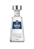 Cuervo 1800 Silver Tequila 38% vol. (1 x 0,7l) – Kristallklarer, mexikanischer Tequila hergestellt aus 100% blauer Agave von Hand gepflückt – Ideal für klassische Margaritas