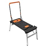 SICHENSH 7 in 1 Multifunktionale Werkbank klappbar, Multifunktions Arbeitstisch, Klappbare Werkbank mit PVC-Pads und Universal-Radschloss, Höhenverstellbar Mobile Werkbank Klappbar