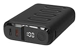Realpower Powerbank PB-10000C PD+ mit 3X Type-C,Schwarz