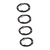 jojofuny 4 Stück Audio Kabel Zusatzkabel für Kopfhörer Aux Dual Kabelsplitter Audiokabel für Auto Stereo-Klinkenkabel Subwoofer-Zusatzkabel Kopfhörerkabel Kupfer Grey