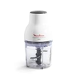 Moulinex Moulinette Essential DJ5201 3-in-1 Zerkleinererer, Mixen und Schneiden, Druckdeckel-System 300 W, Fassungsvermögen 0,4 l