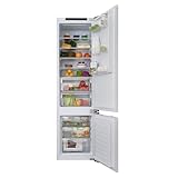 ASCOLI MDRF310WEBI 279 L Kühlschrank, Doppeltür Kühlschrank, Automatisches Abtauen im Gefrierteil, Umkehrbare Türscharniere, LED Licht, Elektronische Steuerung, 54 x 55,5 x 194 cm, Weiß