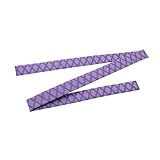 LeeQinersw Wärme Schrumpfschläuche, strukturierte Wrap -Wickel Schutzhärte Hitzeschild -Verpackung Schrumpfbarem Ärmel für Tennisschlägergriff, Lila