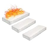 15 Stück Keramikschwamm für Bioethanol Kamin Innen Gel Calcium-Magnesium-Silikatfasern Kamin Feuerraum Sicherheit Bio Feuer
