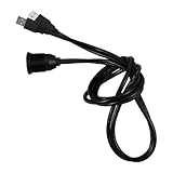 LOORGVEL USB Panel Mount Verlängerungskabel Dual USB Auto Boot Motorrad Hohe Datenübertragung