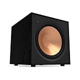 Klipsch R-121SW Black – Aktiver Subwoofer 30,5 cm (12 Zoll), Schwarz, digitaler Verstärker, 200 W/400 W