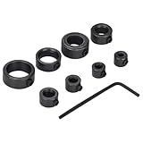 Einstellbare Bohrbitbegrenzungsringe Kits Mit Metrischen Größen 8pcs Stoppkragen Für Eine Präzise Lochtiefensteuerung In Holzbearbeitung