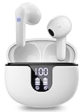 Quality Park Bluetooth Kopfhörer In Ear,Kopfhörer Kabellos Bluetooth 5.2 HiFi Stereoklang,IPX7 Wasserdicht Kabellose Kopfhörer,Touch Control,Noise Cancelling Kopfhörer Bluetooth 40H Spielzeit