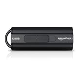 Amazon Basics 128 GB USB 3.1 Flash-Laufwerk, lesegeschwindigkeit von bis zu 130 Mbit/s, Schwarz