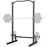 WINNOW Squat Rack Höhenverstellbarer Power Cage mit Klimmzugstange, Multifunktions-Home Gym Power Tower Krafttraining Kniebeugenständer Langhantelablage