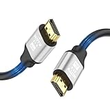 grofyllaa 8K Hdmi Kabel 2M, High Speed Hdmi 2.1 Kabel 8K@60Hz 4K@120Hz, vergoldeter Stecker 3D eARC HDCP 2.2 &2.3 für HDTV/Blu Ray Playback/Projektoren/Laptops/PS4/PS5(Silber)
