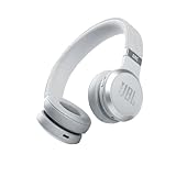 JBL Live 460 NC kabelloser On-Ear Bluetooth-Kopfhörer - Weiß – Mit Noise-Cancelling und Sprachassistent – Für bis zu 50 Stunden Musikgenuss