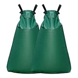 PTJJXA Baumbewässerungssack, 75 Liter Wassersack für Bäume, 2 Stück Bewässerungssack, Wassersack für Bäume mit langsamer Abgabe für Kleine und Große Bäume
