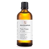 Naissance Teebaumöl (Nr. 109) - 100ml - Naturreines Ätherisches Öl - 100% Naturreines für Naturkosmetik, Aromatherapie, Duftlampe - Duftöl für Aroma Diffuser