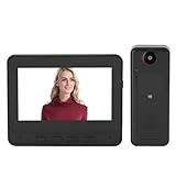 Naroote Video-Türklingel-Gegensprechanlage, Kabellose Video-Türklingel, Einfache Überwachung, 4,3-Zoll-HD-Bildschirm für die Sicherheit zu Hause