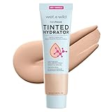 Wet 'n' Wild, Bare Focus Tinted Hydrator, getönte Gesichtscreme angereichert mit Hyaluronsäure und veganem Squalan für strahlende Haut, leichte bis mittlere Deckkraft, semi-mattes Finish, helle Haut