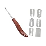 TOPPERFUN 1 Satz Brotschneidemesser brötchenmesser brotmesser bäckermesser Brotteigschneidemesser broteinschneidemesser Lahmer Brotschneider Schneidwerkzeuge zum Schneiden von Teig Holz