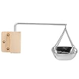 LIOOBO 1 Satz Aromatherapie-Schüssel für ätherische öle ätherischer Ölhalter Saunaschale Hängender Saunaölhalter Aroma -Schüssel Sauna-Aromahalter Rostfreier Stahl Silver