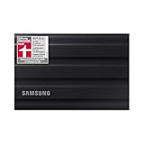 Samsung Portable SSD T7 Shield, 2 TB, USB 3.2 Gen.2, 1.050 MB/s Lesen, 1.000 MB/s Schreiben, Robuste externe Festplatte Outdoor für Mac, PC und Smartphone, Schwarz, MU-PE2T0S/EU