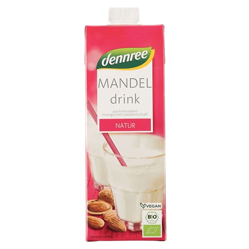 Dennree Bio Mandel Drink Natur 20er Pack (20 x 1 L)