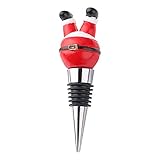 Tropfenfänger Kaffeekanne Weihnachtsfeier Kleine Geschenke Weinkorken Weinkonservierungskorken Weihnachtsweinflaschendekoration Weihnachtshosen Weinkorken Weinzubehör Verschluss (B, One Size)