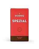 J. Hornig Kaffee gemahlen, Spezial, 500g, mildes Aroma & schokoladiger Geschmack, gemahlener Kaffee für Filterkaffee, Frenchpress und Espressokocher