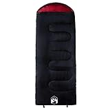 Schlafsack für Erwachsene 3-4 Jahreszeiten, Ultraleicht & wasserabweisend für Camping, Trekking & Outdoor-Abenteuer, atmungsaktiv & komfortabel für alle Wetterbedingen