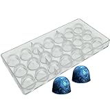 Goldbaking Schokoladenform in Glockenform, Polycarbonat, Trüffelform, hausgemachte Pralinen, Süßigkeiten, DIY-Werkzeug