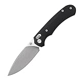 FerraMonster Klappbares Taschenmesser,3.31' 154CM Klinge,Erogonomischer Titan Griff,Jagd Überlebensmesser,EDC Messer für Jagd Camping Überleben Outdoor Angeln Wandern (Schwarz)