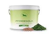 Pferdegold Zink 1,5kg - Pferde Pellets mit Zink-Komplex & Omega 3 - Unterstützt Fell, Haut & Hufe - 100% Natürlich & Dopingfrei - hohe Bioverfügbarkeit