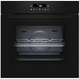 NEFF B2CCJ7BK3, N30, Einbau-Backofen Graphite Grey, LED Touch Control, 3D Heißluft, 7 Beheizungsarten, Air Fry und Air Fry-Backblech, Automatikprogramme, Pyrolyse und Easy Clean, Kindersicherung