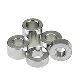 5–20 Stück/Los M3 M4 M5 M6 M8 Aluminium-Unterlegscheibe, Dichtung, rund, hohl, gewindelos, Abstandshalter, Dicke 2/3/4/5/6/8/10/12/16/20 mm, M10 x 20 x L 5 Stück, Länge 12 mm