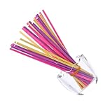 Ipetboom 200 Stück Bunte Papierstäbchen Stabile Lollipop und Marshmallow Sticks Farbige Feste Cake Pop Stiele für DIY Süßigkeiten und Partydekoration Zufällige Farben