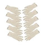 FOYTOKI 20Stücke Latex Lebensmittelechte Einweghandschuhe für Praktische Reinigungshandschuhe Elastische Passform für Haushalt und Bastelaktivitäten