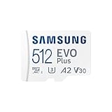 Samsung EVO Plus microSD-Speicherkarte (2024) (inkl. SD Adapter) - 512 GB