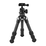 Reisestativ aus Kohlefaser mit 30 mm Kugelkopf, automatischer Rückprall, 8 kg, universelles Desktop-Kamerastativ für DSLR-Kamera