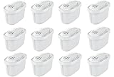 12 Wasserfilter Kartuschen, kompatibel mit Brita Maxtra+