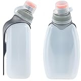 Ehuihuan Trinkflasche 250 Ml Wander Trinkflasche Mit Clip Zum Aufhängen Flat Water Bottle Für Laufen, Wandern Und Fitness