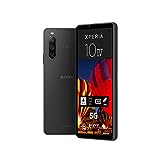Sony Xperia 10 IV (5G Smartphone, 6 Zoll, OLED-Display , Dreifach-Kamera, 3,5-mm-Audioanschluss, 5.000mAh Akku, Dual SIM hybrid) 24+6 Monate Garantie [Amazon Exklusiv] Schwarz, XQCC54C0B.YD