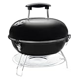 35,6 cm doppelt emaillierter, tragbarer Tisch-Kugelgrill