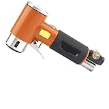 TIEOAXFT Mini-Exzenterschleifer, pneumatisch, 1 Zoll/2 Zoll/3 Zoll, Hochgeschwindigkeits-Poliermaschine for Autos, mit 30-teiligem Schleifpapier