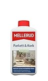 MELLERUD Parkett & Kork Versiegelung | 1 x 1 l | Wirksames Mittel zum Schutz von Parkett-, Holz-, Laminat- und Korkböden