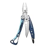 Leatherman Skeletool CX - Mehrzweckwerkzeug mit 7 Werkzeugen, darunter Zange, Drahtschneider und Messer, für Outdoor und Camping, rostfreier Stahl, Nightshade