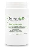 Bentonit MED Pulver 200g, 100% Bentonit-Montmorillonit zur Bindung von Schadstoffen, Laboranalyse für jede Charge, sicheres Naturprodukt, Vulkanmineralien, von Experten empfohlen