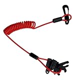 Bootssicherheit Lanyard Taste - Außenborder Motor, Marine Notstoppknopf | Stellt sicher, dass die Sicherheit der Betreiber die außer Kontrolle geratene Boote verhindert, zuverlässige Motor