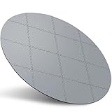 bonsport Whirlpool Unterlage rund 196cm - Poolunterlage Outdoor Pool Matte Bodenschutzmatte - Whirlpoolmatte Außenpool Isolation, grau
